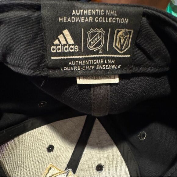 Adidas Vegas Golden Knights NHL Fitted Cap Size 7 1/2 - Picture 7 of 12